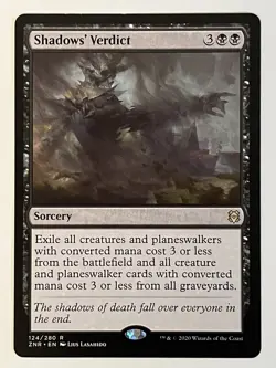 Shadows' Verdict Zendikar Rising Non-Foil Regular MTG - Image 1