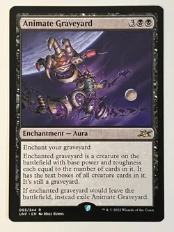 Animate Graveyard Unfinity Non-Foil Regular MTG - Image 1