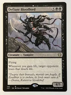 Defiant Bloodlord Commander 2021 Non-Foil Regular MTG - Image 1