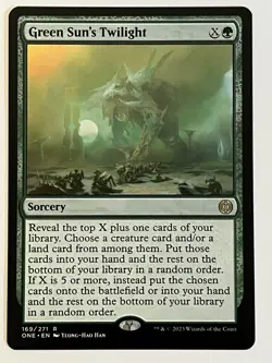 Green Sun's Twilight Phyrexia: All Will Be One Non-Foil Regular MTG - Image 1