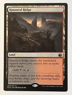Haunted Ridge Innistrad: Midnight Hunt Non-Foil Regular MTG - Image 1