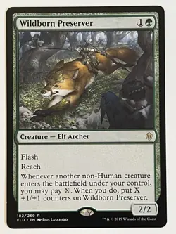 Wildborn Preserver Throne of Eldraine Non-Foil Regular MTG - Image 1