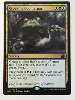 Croaking Counterpart Innistrad: Midnight Hunt Non-Foil Regular MTG - Image 1