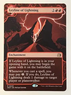 Leyline of Lightning Wilds of Eldraine: Enchanting Tales Non-Foil Regular MTG - Image 1