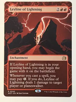Leyline of Lightning Wilds of Eldraine: Enchanting Tales Non-Foil Regular MTG - Image 1