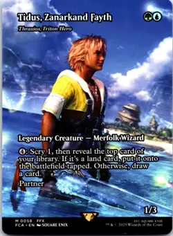 Tidus, Zanarkand Fayth - Thrasios, Triton Hero (Showcase) 58 FCA NM MTG - Image 1