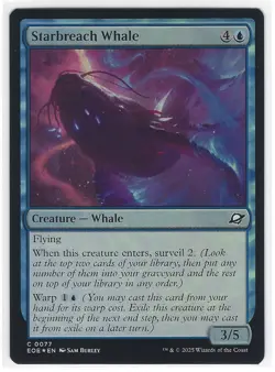Starbreach Whale | FOIL | MTG | EOE - Edge of Eternities | 0077 | Common | NM - Image 1