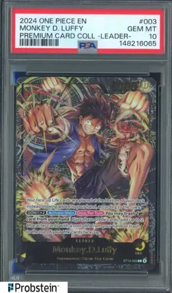 Monkey.D.Luffy Premium Card Leader Collection ST13-003 One Piece PSA 10 2024 - Image 1