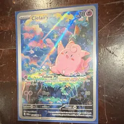 Pokemon Clefairy 2026 094/088 Holo Basic 70 HP Psychic TCG Card - Image 1