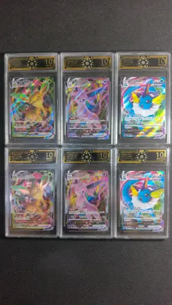 6x Eeveelutions VMAX Set | OCD 10 Pristine Chinese Pokemon Cards Lot*6 MD28 - Image 1