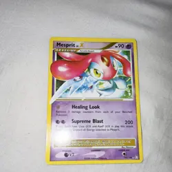 Pokemon Mesprit LV.X Legends Awakened Holo Rare 90HP 143/146 English Card - Image 1