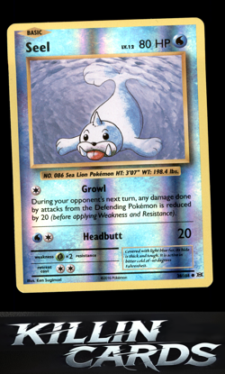 Reverse Holofoil Seel 28/108 Pokemon Common XY - Evolutions Card NM - Image 1