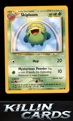 Skiploom 52/64 Common Neo Revelation Pokemon Card LP - Image 1