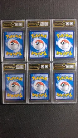 6x Charizard ex 075/129 RR OCD 10 Pristine Graded Chinese Pokemon Card Set MD28 - Image 2