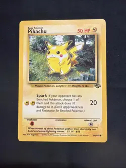 Pokemon TCG Jungle 6 Card Lot Pikachu, Clefable, Scyther, Venomoth, Kangaskhan - Image 2