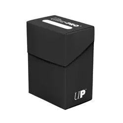 Ultra Pro Deck Box Black 80 Cards Trading Card Storage Case MTG Pokemon Yugioh - Image 1