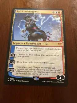 Ral, Crackling Wit #230 MTG Bloomburrow Regular Mythic Card NM - Image 3