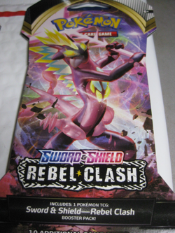 Pokemon Sword and Shield Rebel Clash Booster pack 10 add cards - Image 4