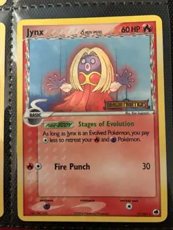 Pokemon TCG Jynx Card EX Dragon Frontiers Holo, Delta Species, 17/101 - Image 1