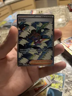 Pokemon TCG Surfer Trainer-Supporter ASC 293/217 Nintendo 2023 English Card - Image 1