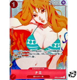 Nami OP01-016 (Promo) Premium Card Girls Edition ONE PIECE Card Game Japanese NM - Image 1