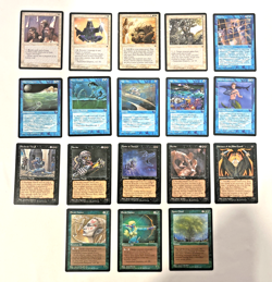 LOT OF 18 MTG MAGIC THE GATHERING TCG FALLEN EMPIRES ASSORTED PLAYING CARDS 1994 - Image 1