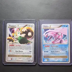 Pokemon Regigigas LV.X & Palkia LV.X Great Encounters Holo Level-Up Cards Lot - Image 1