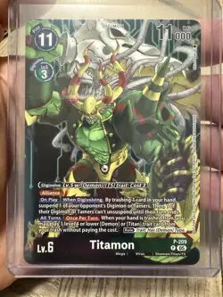 Digimon Card Game Titamon Hacker’s Slumber Promo Card P-209 - Image 1