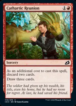 Cathartic Reunion -Foil Light Play MTG Ikoria: Lair of Behemoths - Image 1