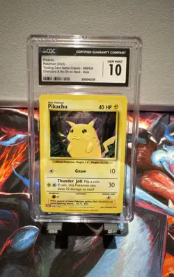 Pikachu 008/034 Trading Card Game Classic Holo - Image 1