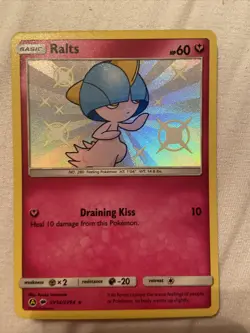 Ralts (Shiny) SV34/SV94 Hidden Fates NM Holo Foil Rare Pokemon Card - Image 1