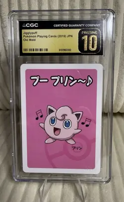 Pokemon Jigglypuff Playing Card 2019 JPN Old Maid CGC Pristine 10 - Image 1
