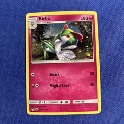 POKEMON KIRLIA 92a/147 SWIRL COSMOS HOLO ALTERNATE ART CARD - NM - Image 1