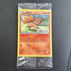 Pokemon Card Vulpix 20/160 Build a Bear Promo Stamp Promo 2015 SEALED D9 - Image 1