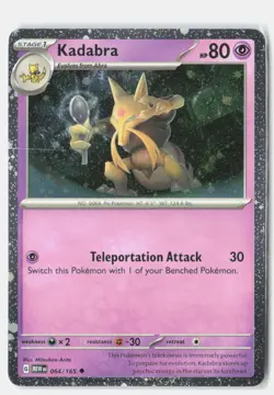 Kadabra 064/165 Holo Promo Miscellaneous Cards & Products Pokemon Holo Near Mint - Image 1