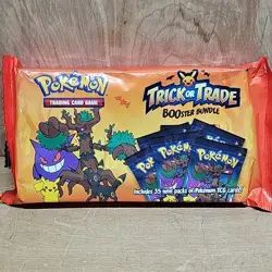 Pokemon TCG Halloween 2024 Trick or Trade BOOster Bundle 35 Mini Pack Cards NEW - Image 1