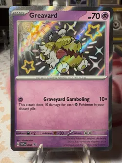 Pokemon TCG English Greavard 070 Sv: Scarlet & Violet Promo Cards Holo NM - Image 1