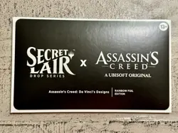 Magic the Gathering MTG Secret Lair Assassin's Creed Da Vinci's Designs FOIL NEW - Image 1
