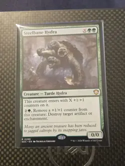 MTG Commander: Secrets of Strixhaven Steelbane Hydra 0288 NM Rare - Image 1