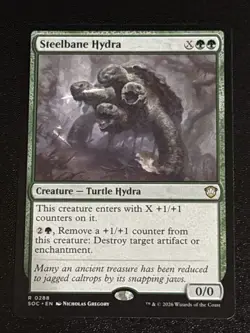 MTG Commander: Secrets of Strixhaven Steelbane Hydra 0288 NM Rare - Image 1