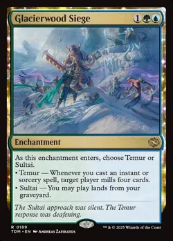 ~1x Glacierwood Siege x1 ~NM~ TDM Magic the Gathering MtG~ - Image 1