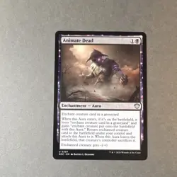 Wizards of the Coast Animate Dead Enchantment — Aura 0207 Uncommon - Image 1
