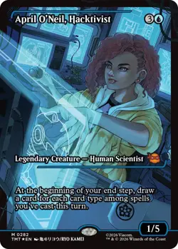 April O'Neil, Hacktivist (0282) - Foil - Showcase Light Play, English Magic the - Image 1