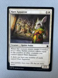 Hare Apparent #0015 (FDN) Foundations Common MTG Magic: The Gathering - Image 1
