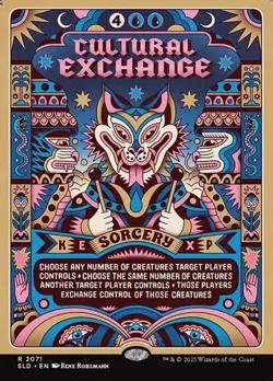 Cultural Exchange - Extended Art Secret Lair NM MTG - Image 1