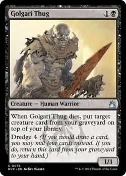 Golgari Thug - Near Mint MTG Ravnica Remastered - Image 1