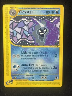 Pokemon TCG Cloyster #42 Rare CCG Expedition - Image 1