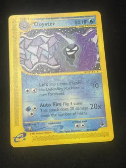 Pokemon TCG Cloyster #42 Rare CCG Expedition - Image 2