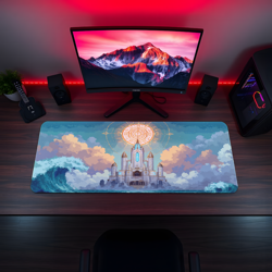 MTG Playmat | Pixel Azorious Themed Playmat | Unofficial MTG Playmat - Image 5