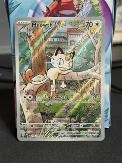 Meowth 106/094 Me02: Phantasmal Flames Illustration Rare Holo Pokemon TCG Eng - Image 2